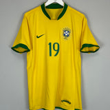 Shop 2006/07 BRAZIL JUNINHO #19 HOME SHIRT (L) NIKE, classic football shirts, vintage football shirts & retro soccer jerseys at Cult Kits
