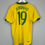 Shop 2006/07 BRAZIL JUNINHO #19 HOME SHIRT (L) NIKE, classic football shirts, vintage football shirts & retro soccer jerseys at Cult Kits