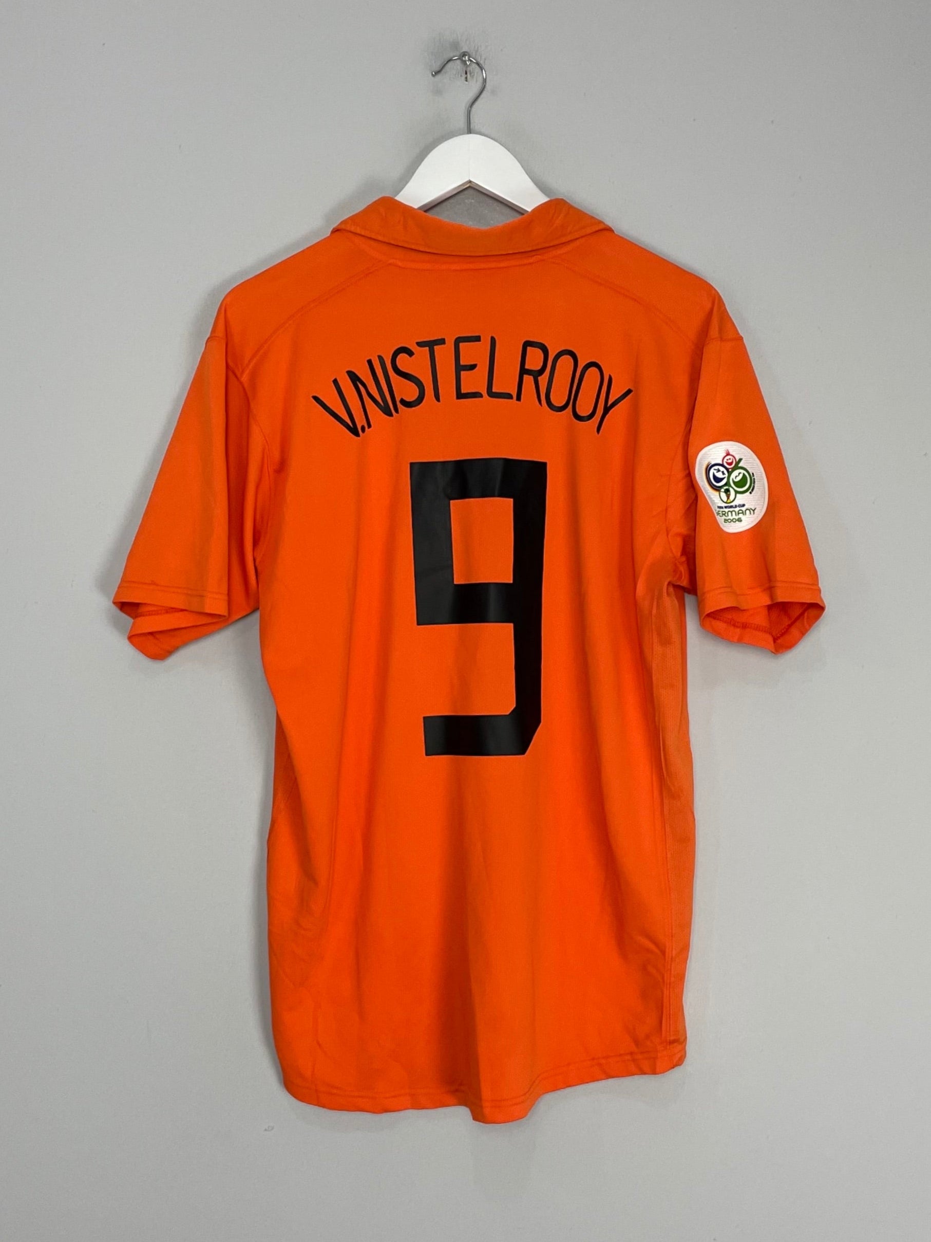 Shop 2006/08 NETHERLANDS V.NISTELROOY #9 HOME SHIRT (M) NIKE, classic football shirts, vintage football shirts & retro soccer jerseys at Cult Kits