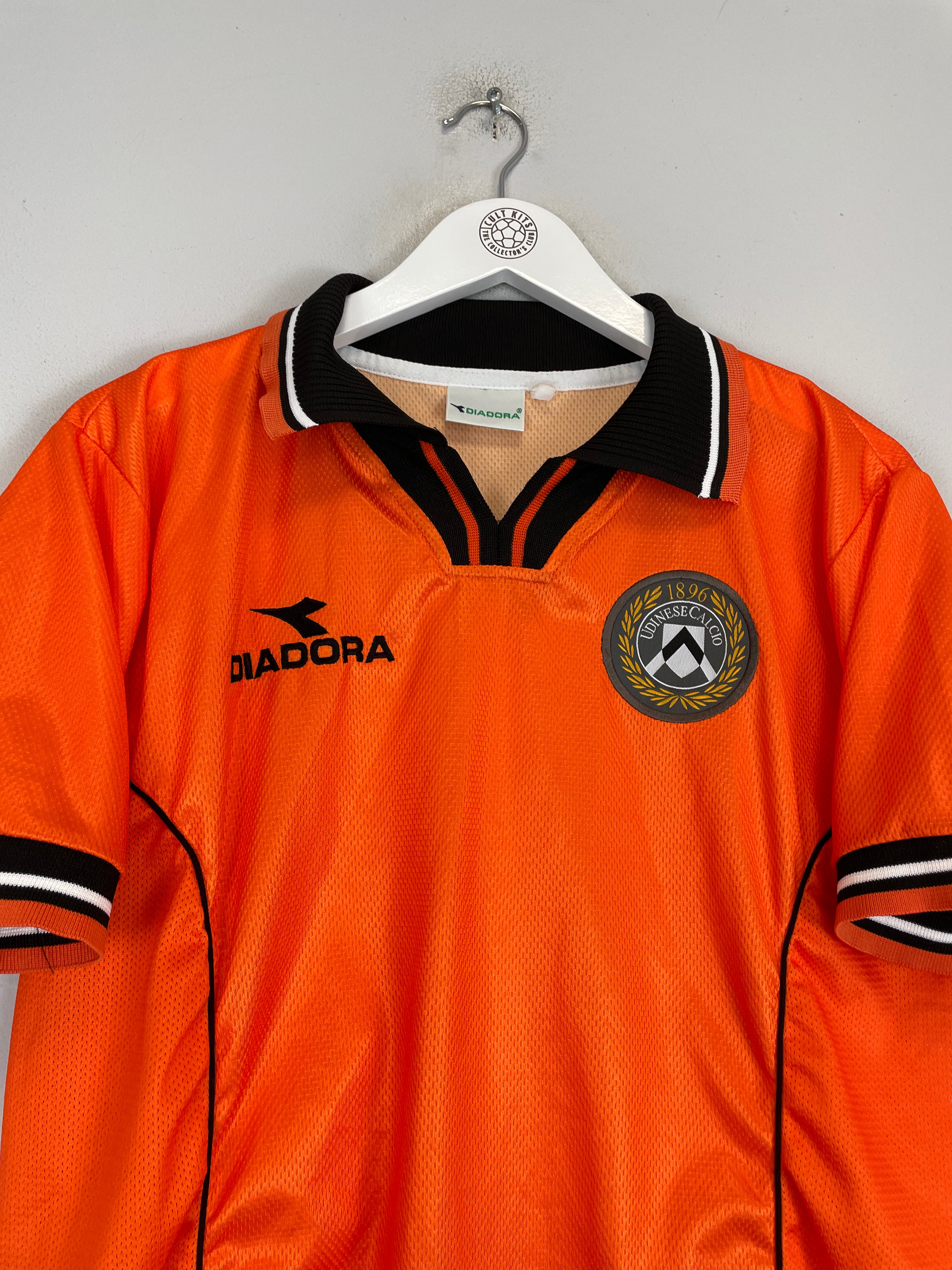 Shop 1998/99 UDINESE AWAY SHIRT (S) DIADORA, classic football shirts, vintage football shirts & retro soccer jerseys at Cult Kits