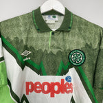 Shop 1991/92 CELTIC AWAY SHIRT (XL) UMBRO, classic football shirts, vintage football shirts & retro soccer jerseys at Cult Kits