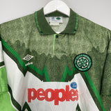 Shop 1991/92 CELTIC AWAY SHIRT (XL) UMBRO, classic football shirts, vintage football shirts & retro soccer jerseys at Cult Kits