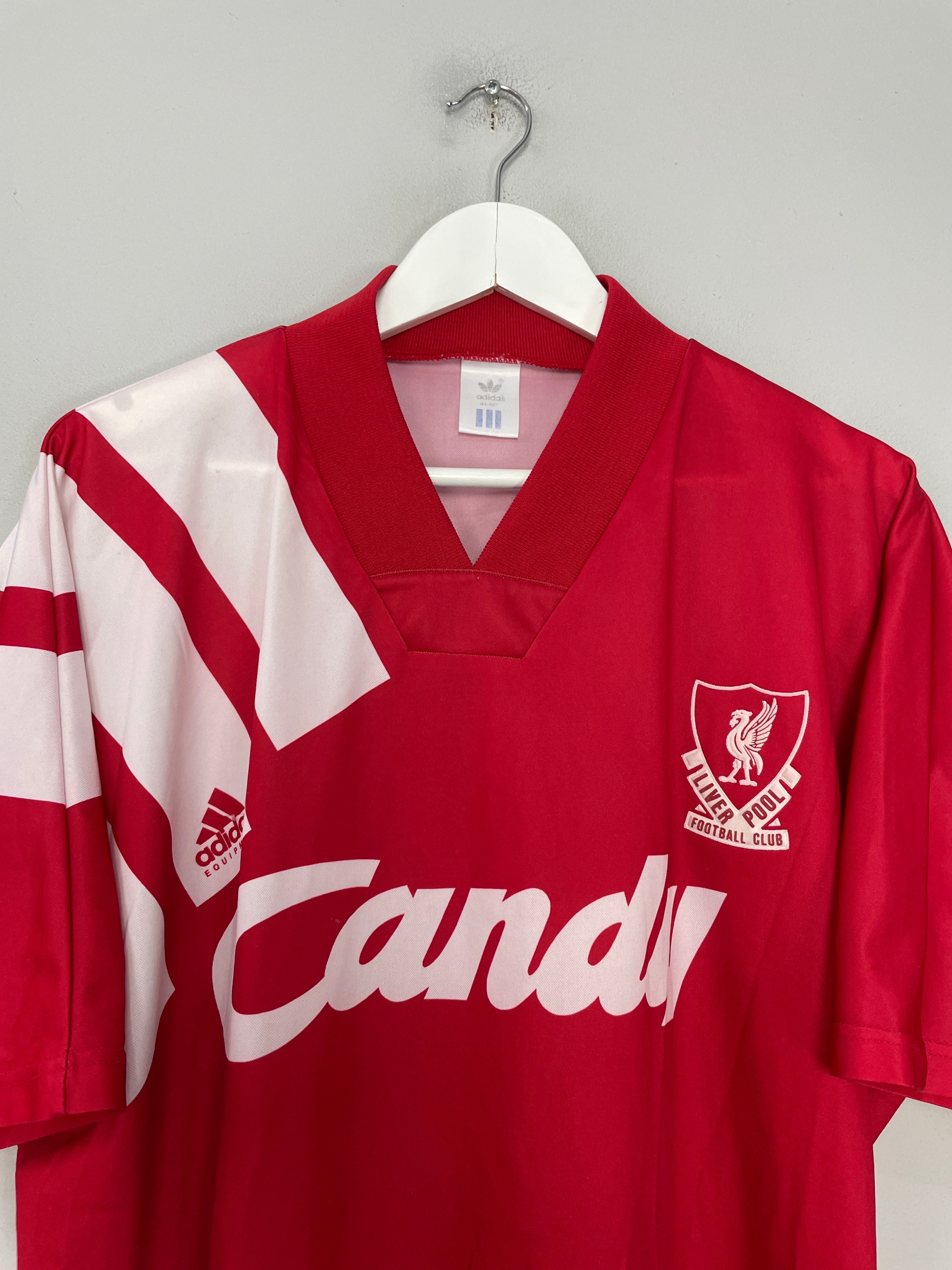 Shop 1991/92 LIVERPOOL HOME SHIRT (XL) ADIDAS, classic football shirts, vintage football shirts & retro soccer jerseys at Cult Kits