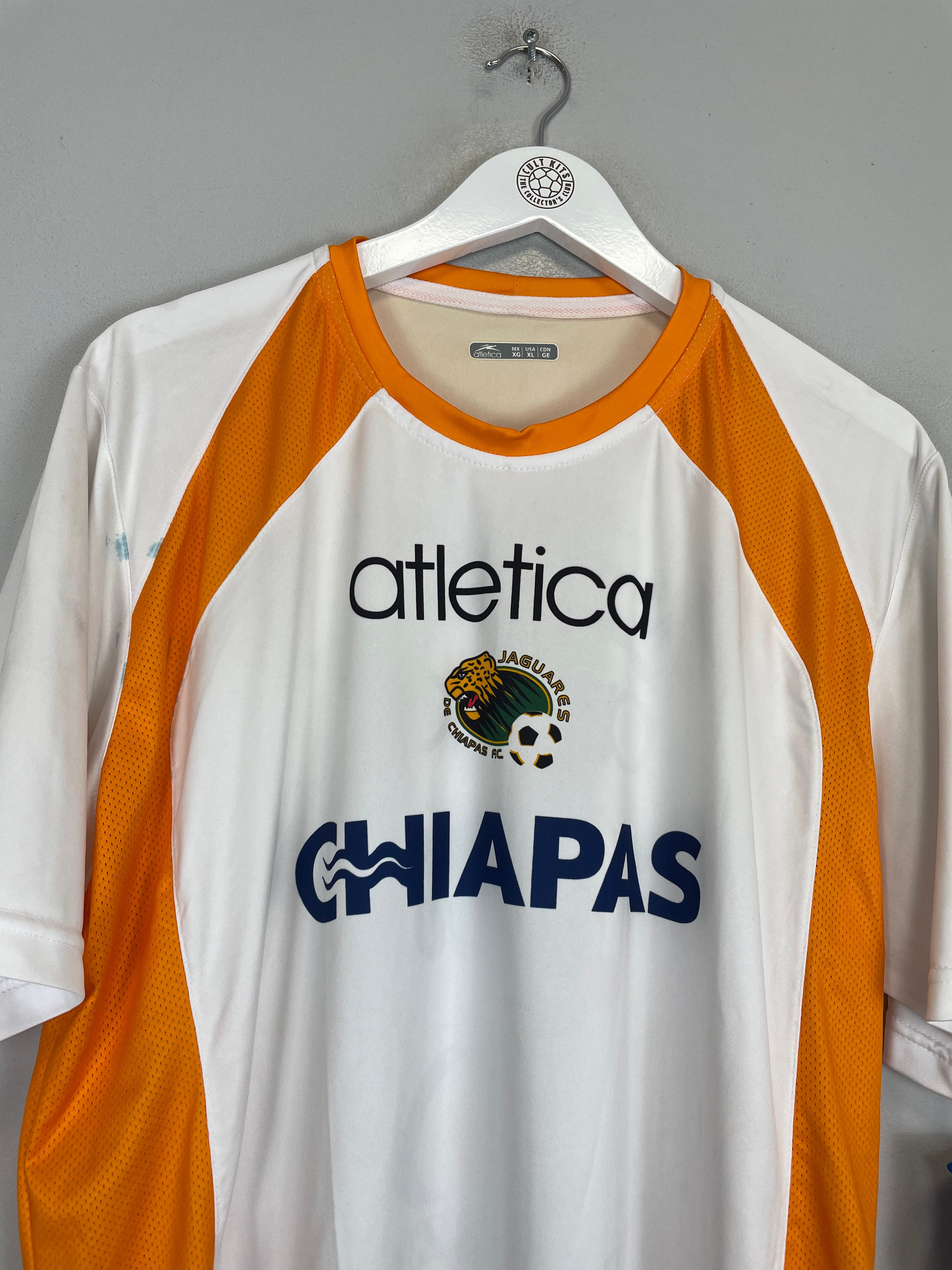 Shop 2009/10 JAGUARES CHIAPAS *BNWT* TRAINING SHIRT (XL) ATLETICA, classic football shirts, vintage football shirts & retro soccer jerseys at Cult Kits