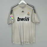 Shop 2009/10 REAL MADRID RONALDO #9 HOME SHIRT (L) ADIDAS, classic football shirts, vintage football shirts & retro soccer jerseys at Cult Kits