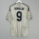 Shop 2009/10 REAL MADRID RONALDO #9 HOME SHIRT (L) ADIDAS, classic football shirts, vintage football shirts & retro soccer jerseys at Cult Kits