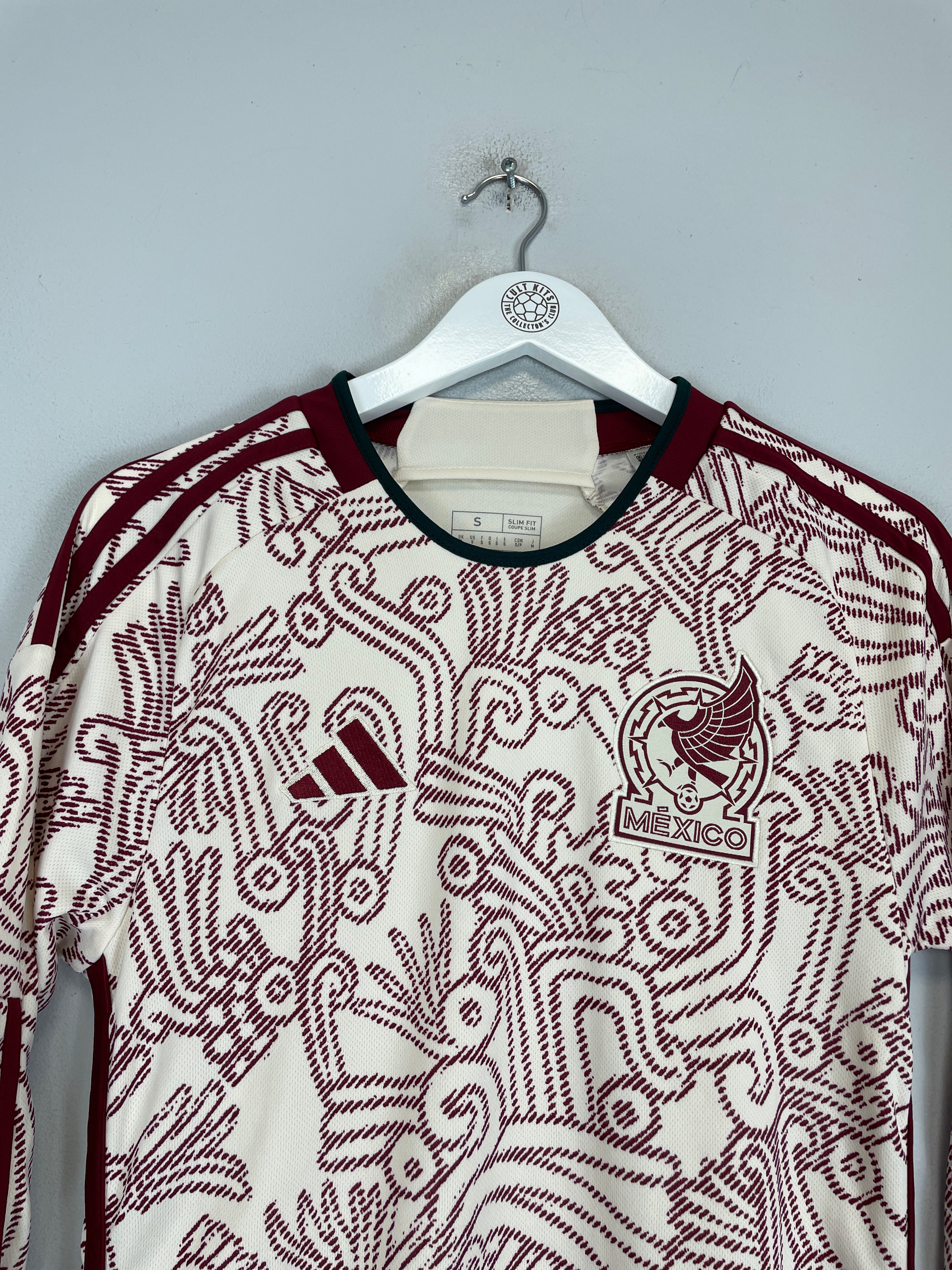 Shop 2022/23 MEXICO *SIGNED* L/S AWAY SHIRT (S) ADIDAS, classic football shirts, vintage football shirts & retro soccer jerseys at Cult Kits
