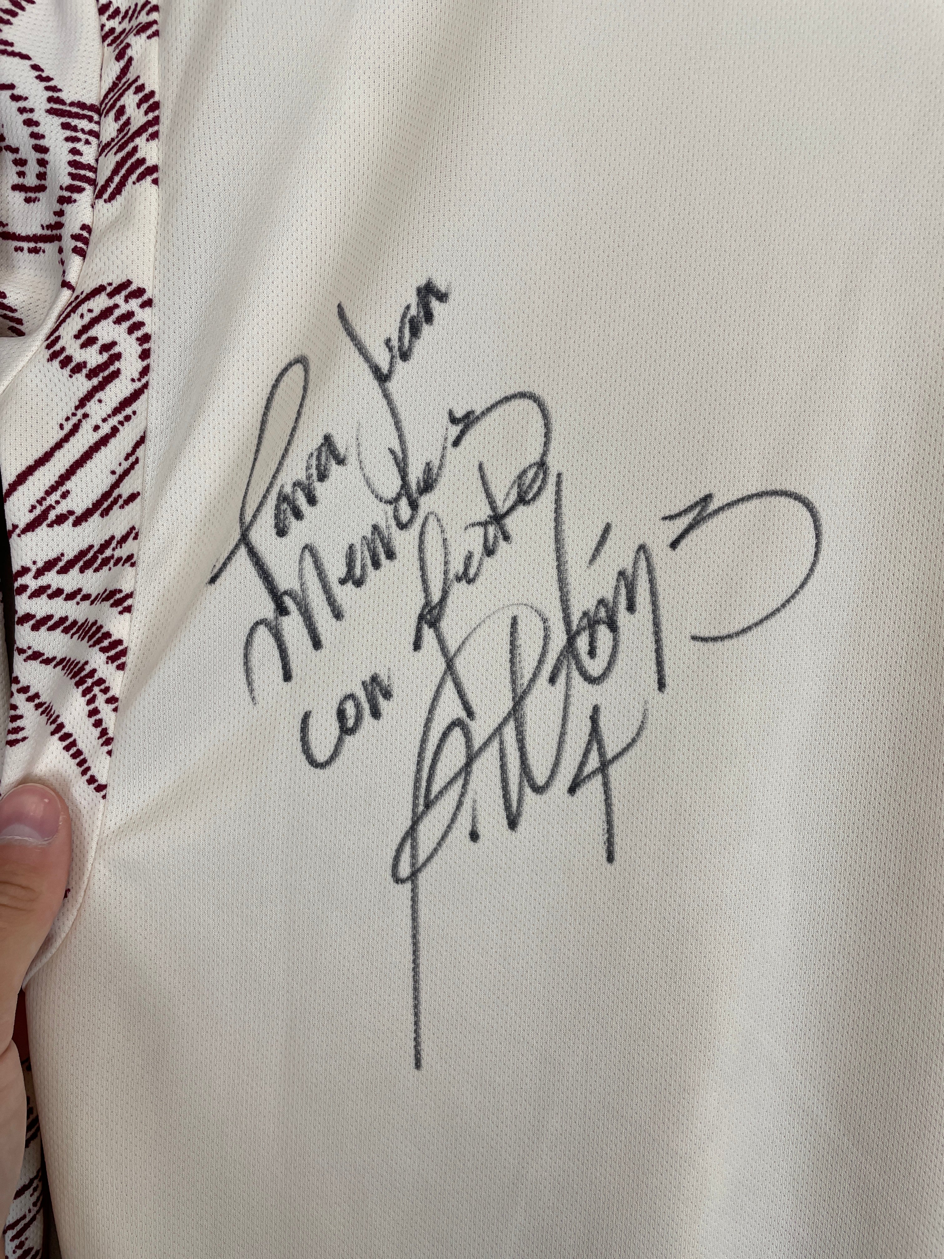 Shop 2022/23 MEXICO *SIGNED* L/S AWAY SHIRT (S) ADIDAS, classic football shirts, vintage football shirts & retro soccer jerseys at Cult Kits