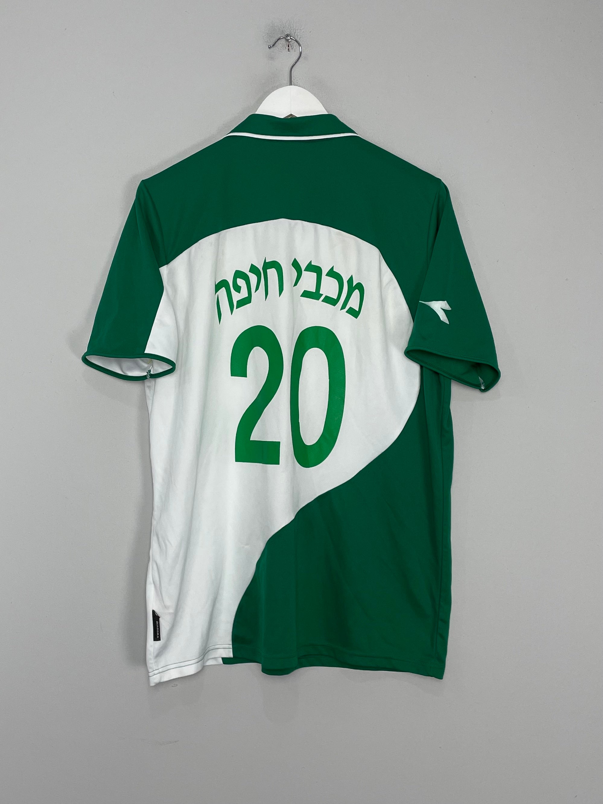 Shop 2005/06 MACCABI HAIFA #20 TRAINING SHIRT (L) DIADORA, classic football shirts, vintage football shirts & retro soccer jerseys at Cult Kits