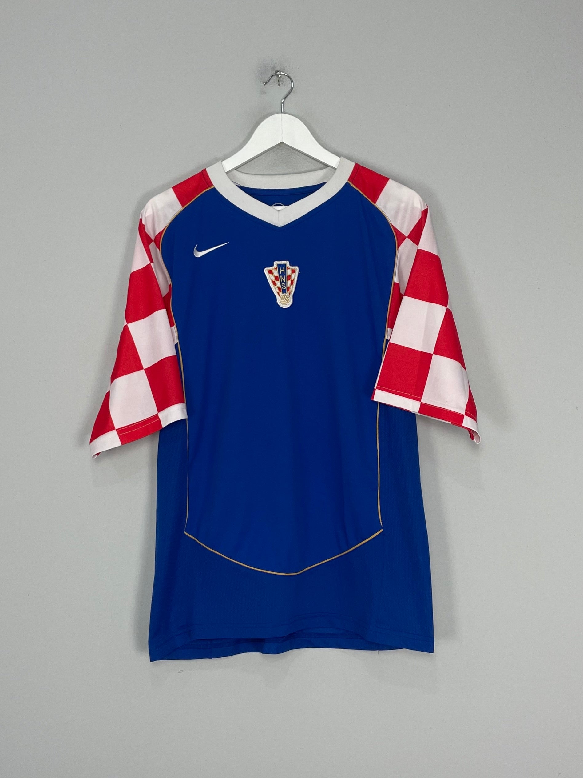 Shop 2004/06 CROATIA AWAY SHIRT (XL) NIKE, classic football shirts, vintage football shirts & retro soccer jerseys at Cult Kits