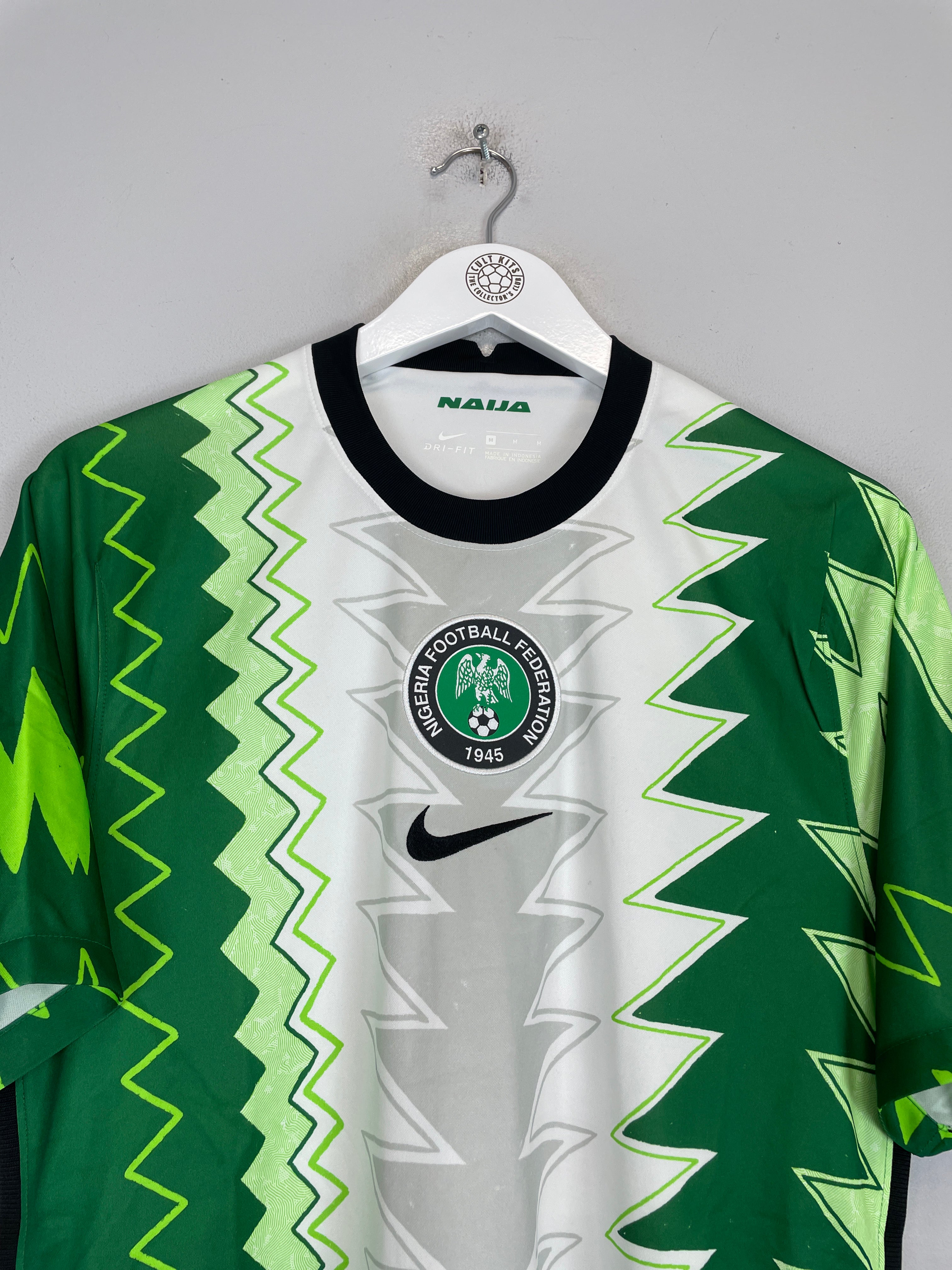 Shop 2020/21 NIGERIA *BNWT* HOME SHIRT (M) NIKE, classic football shirts, vintage football shirts & retro soccer jerseys at Cult Kits