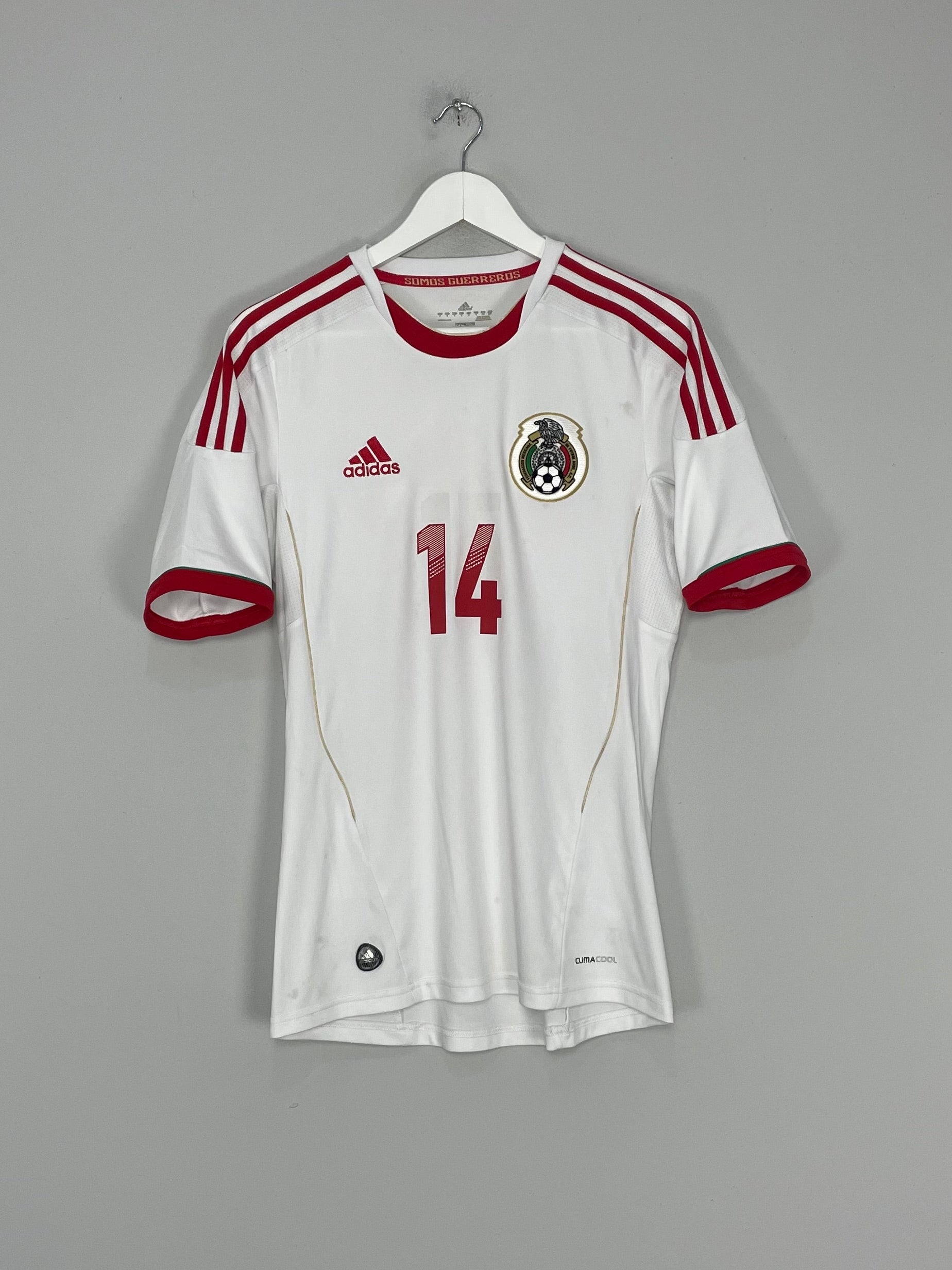 Shop 2011/12 MEXICO J.HERNANDEZ #14 AWAY SHIRT (S) ADIDAS, classic football shirts, vintage football shirts & retro soccer jerseys at Cult Kits