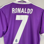 Shop 2016/17 REAL MADRID RONALDO #7 AWAY SHIRT (S) ADIDAS, classic football shirts, vintage football shirts & retro soccer jerseys at Cult Kits