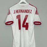 Shop 2011/12 MEXICO J.HERNANDEZ #14 AWAY SHIRT (S) ADIDAS, classic football shirts, vintage football shirts & retro soccer jerseys at Cult Kits