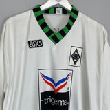 Shop 1992/94 MONCHENGLADBACH L/S HOME SHIRT (L) ASICS, classic football shirts, vintage football shirts & retro soccer jerseys at Cult Kits