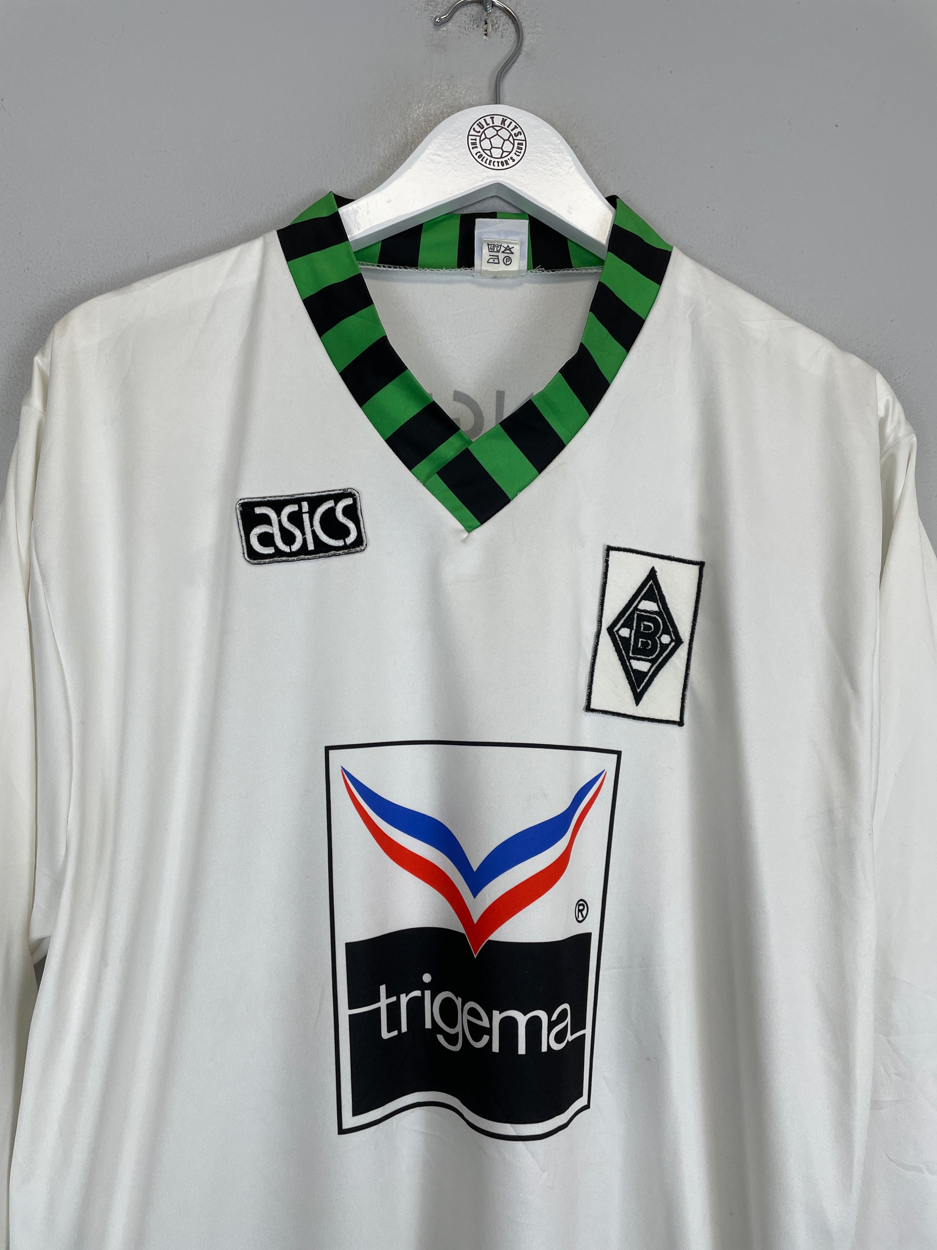 Shop 1992/94 MONCHENGLADBACH L/S HOME SHIRT (L) ASICS, classic football shirts, vintage football shirts & retro soccer jerseys at Cult Kits