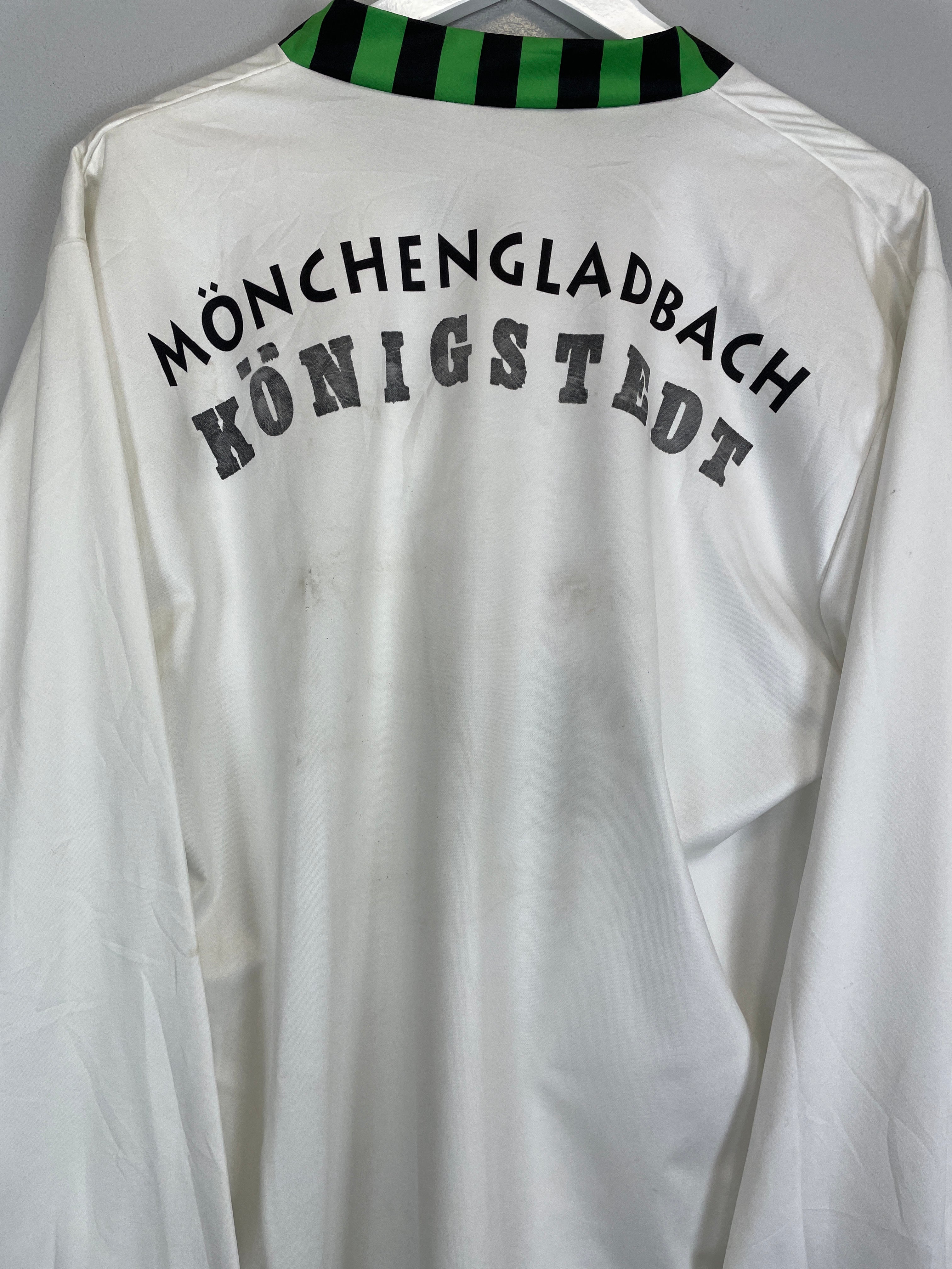 Shop 1992/94 MONCHENGLADBACH L/S HOME SHIRT (L) ASICS, classic football shirts, vintage football shirts & retro soccer jerseys at Cult Kits