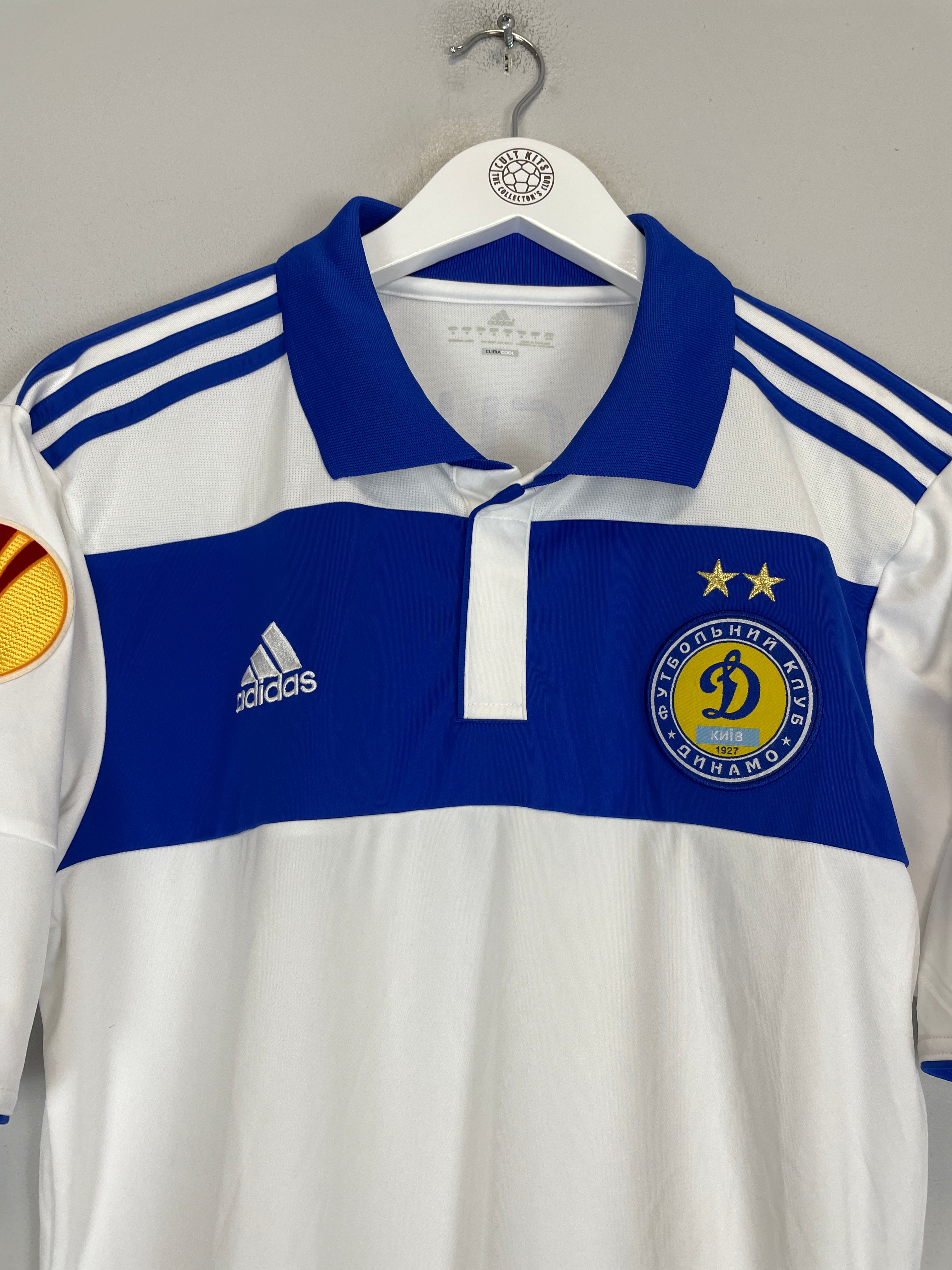 Shop 2010/12 DYNAMO KYIV SHEVCHENKO #7 E/L HOME SHIRT (M) ADIDAS, classic football shirts, vintage football shirts & retro soccer jerseys at Cult Kits