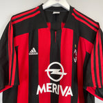 Shop 2003/04 AC MILAN MALDINI #3 HOME SHIRT (XL) ADIDAS, classic football shirts, vintage football shirts & retro soccer jerseys at Cult Kits