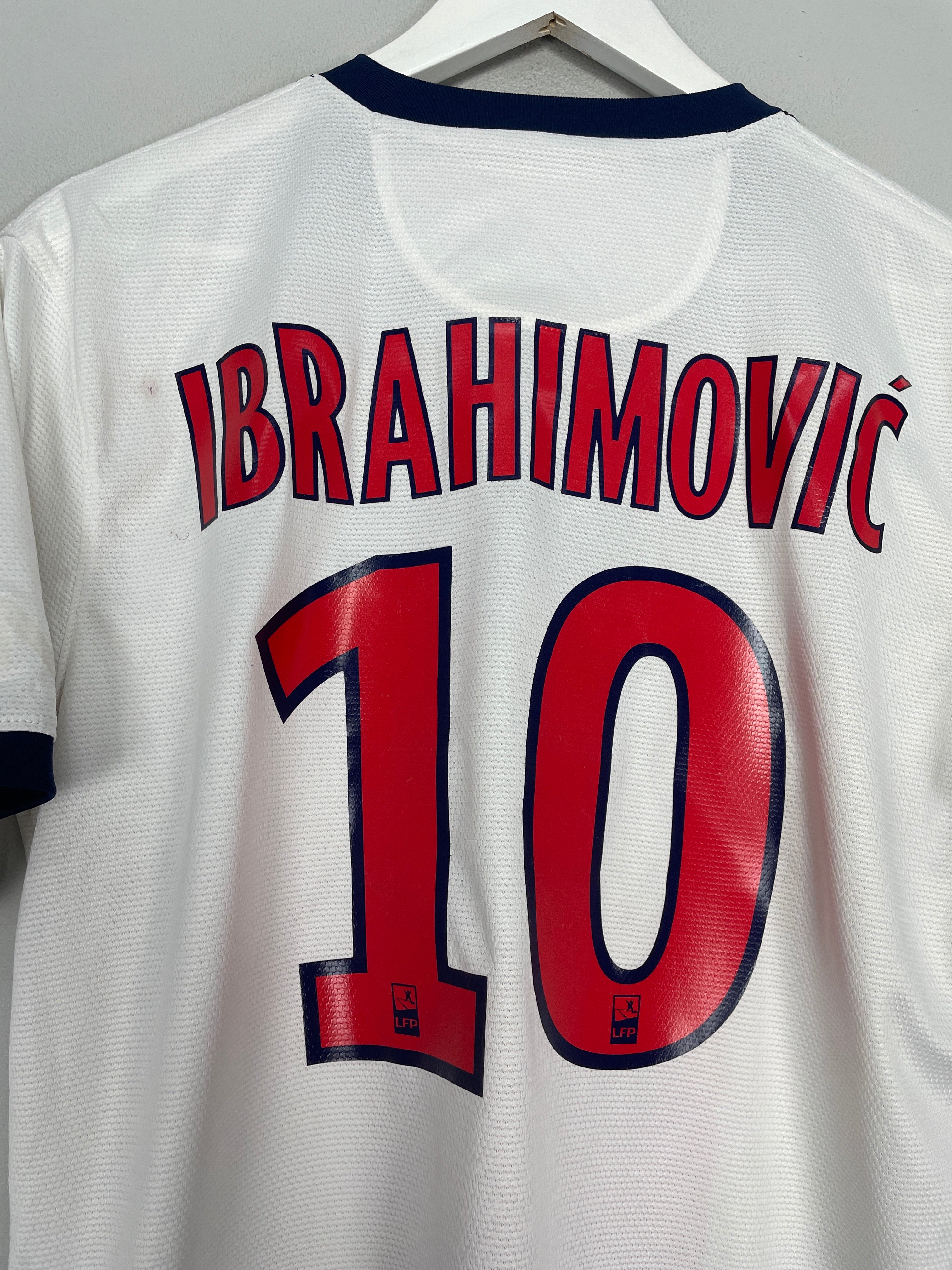 Shop 2013/14 PSG IBRAHIMOVIC #10 AWAY SHIRT (M) NIKE, classic football shirts, vintage football shirts & retro soccer jerseys at Cult Kits