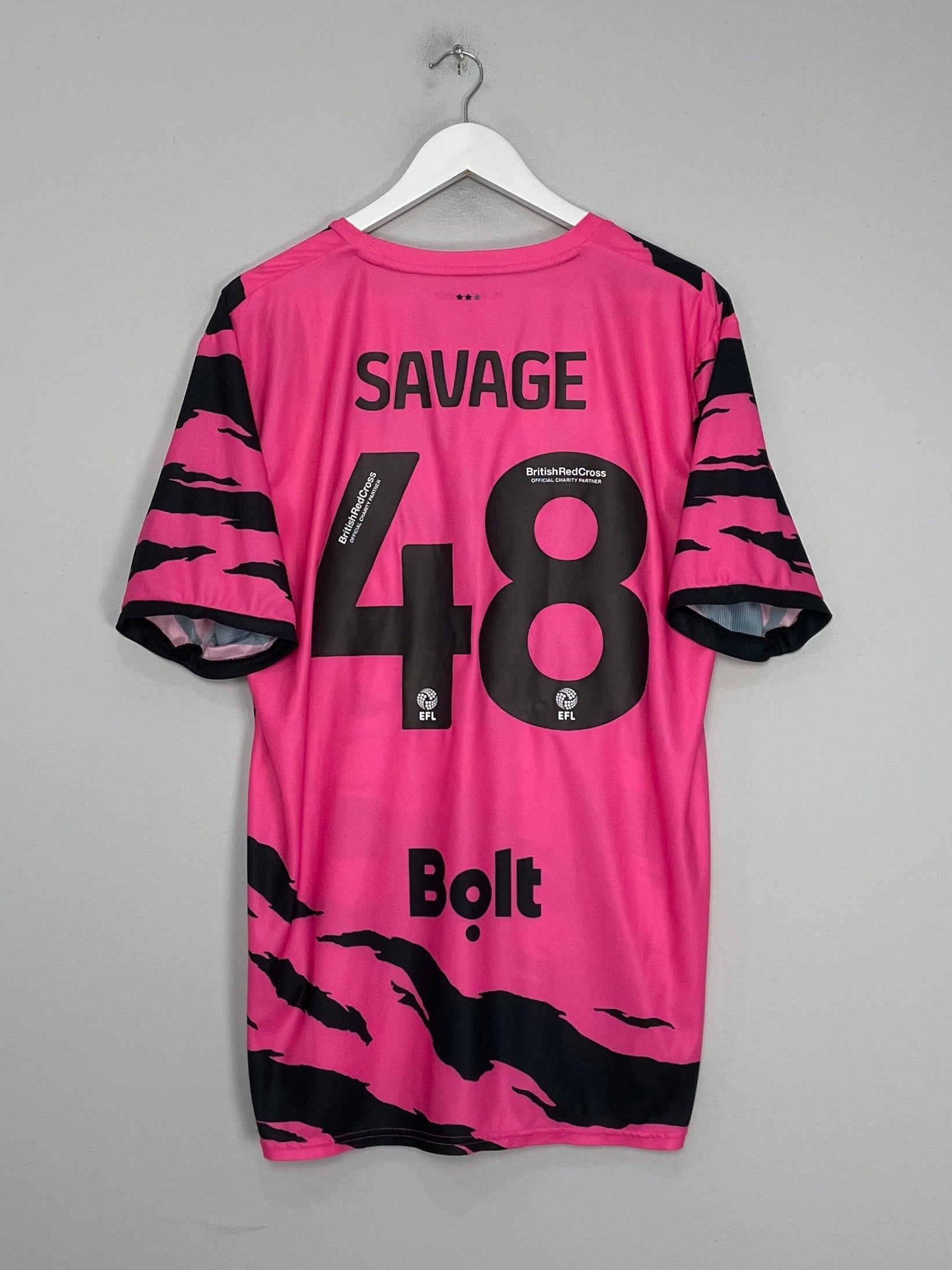 Shop 2022/23 FOREST GREEN ROVERS SAVAGE #48 AWAY SHIRT (L) PL, classic football shirts, vintage football shirts & retro soccer jerseys at Cult Kits
