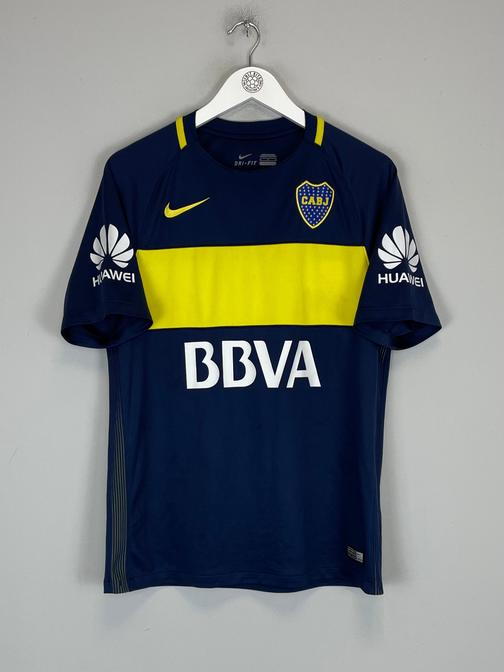 Shop 2017/18 BOCA JUNIORS HOME SHIRT (M) NIKE, classic football shirts, vintage football shirts & retro soccer jerseys at Cult Kits