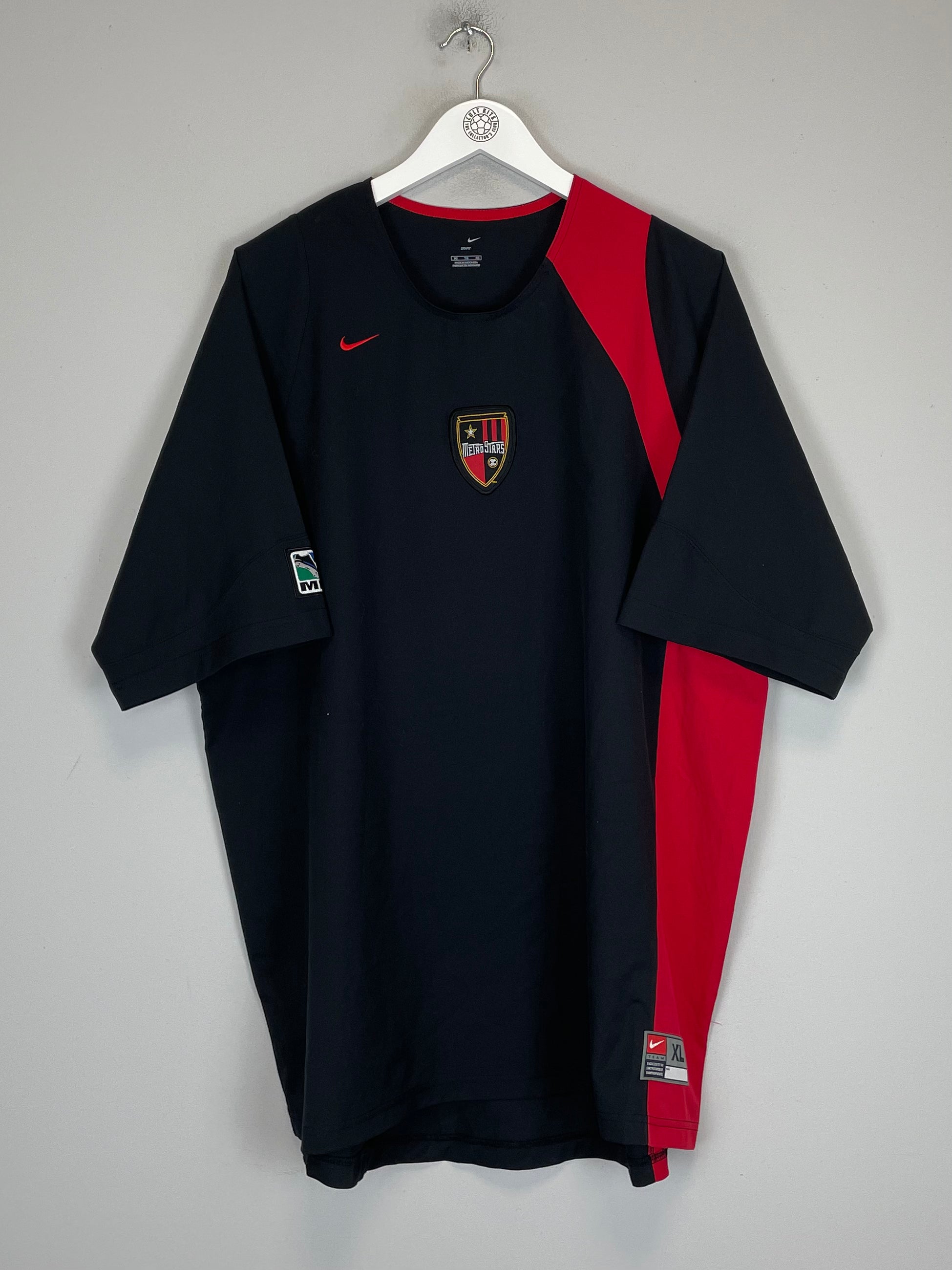 Shop 2004/05 NEW YORK / NEW JERSEY METRO STARS TRAINING SHIRT (XL) NIKE, classic football shirts, vintage football shirts & retro soccer jerseys at Cult Kits