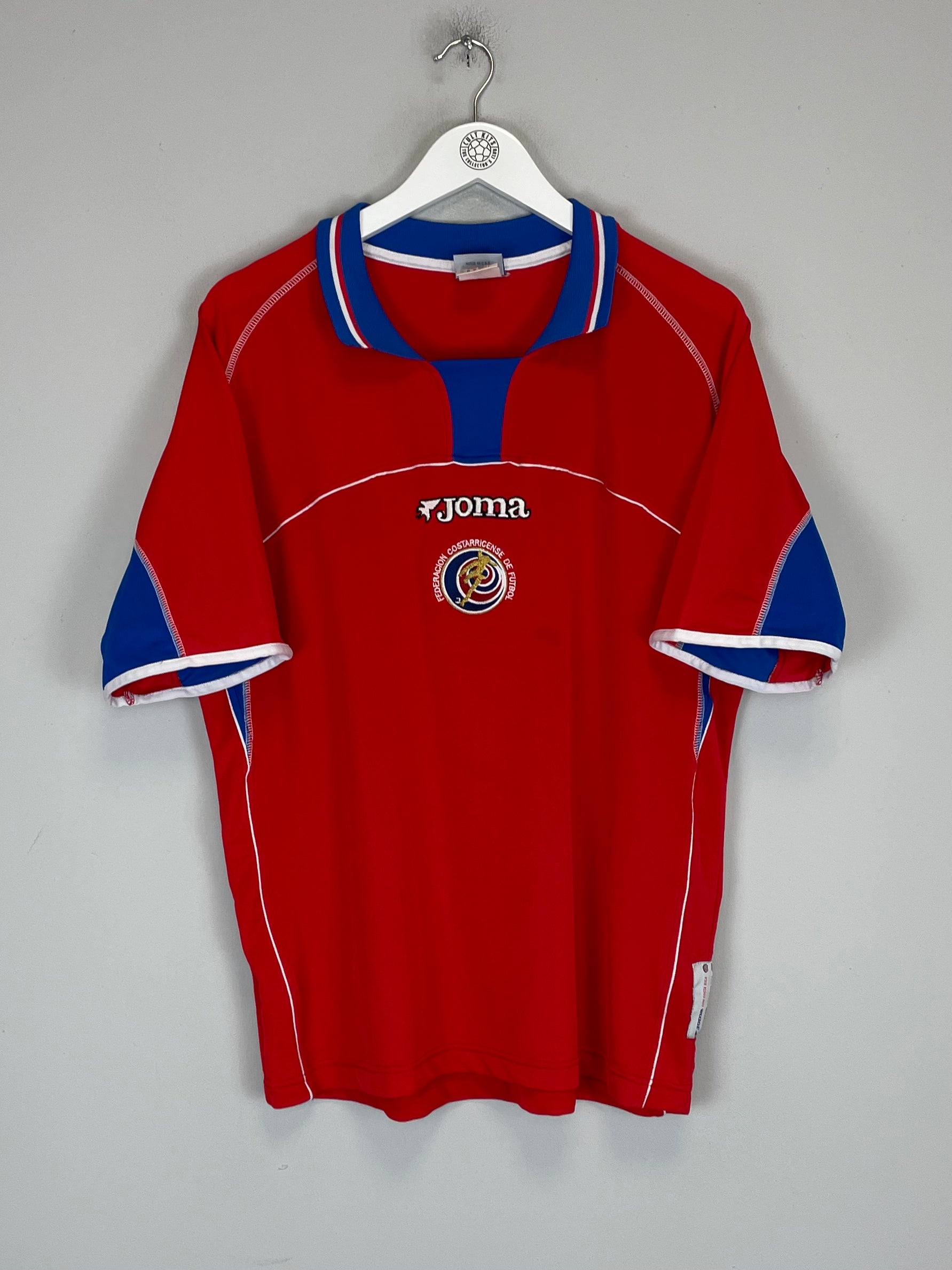 Shop 2002 COSTA RICA HOME SHIRT (S) JOMA, classic football shirts, vintage football shirts & retro soccer jerseys at Cult Kits
