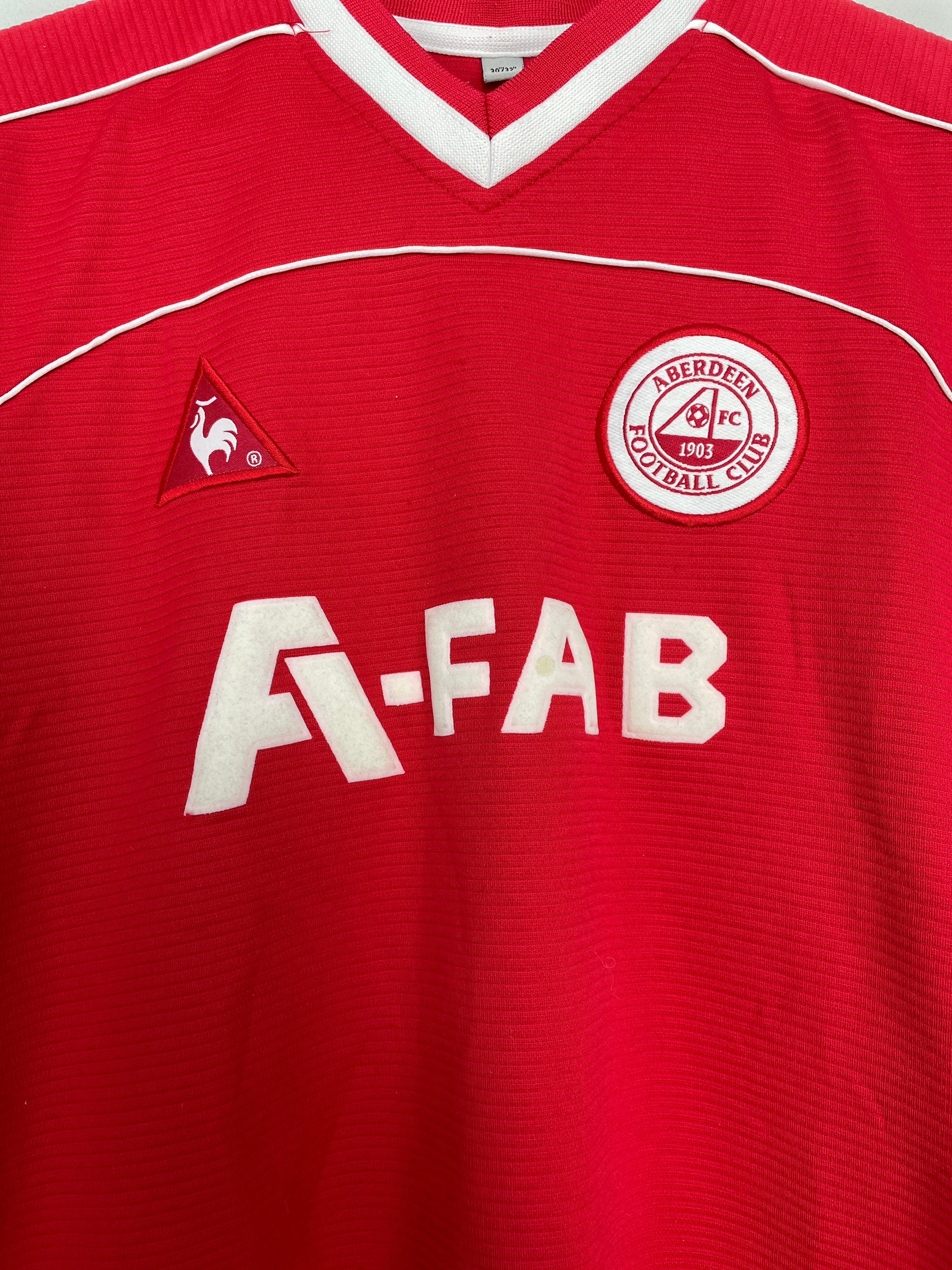 Shop 2002/04 ABERDEEN HOME SHIRT (M.KIDS) LE COQ, classic football shirts, vintage football shirts & retro soccer jerseys at Cult Kits