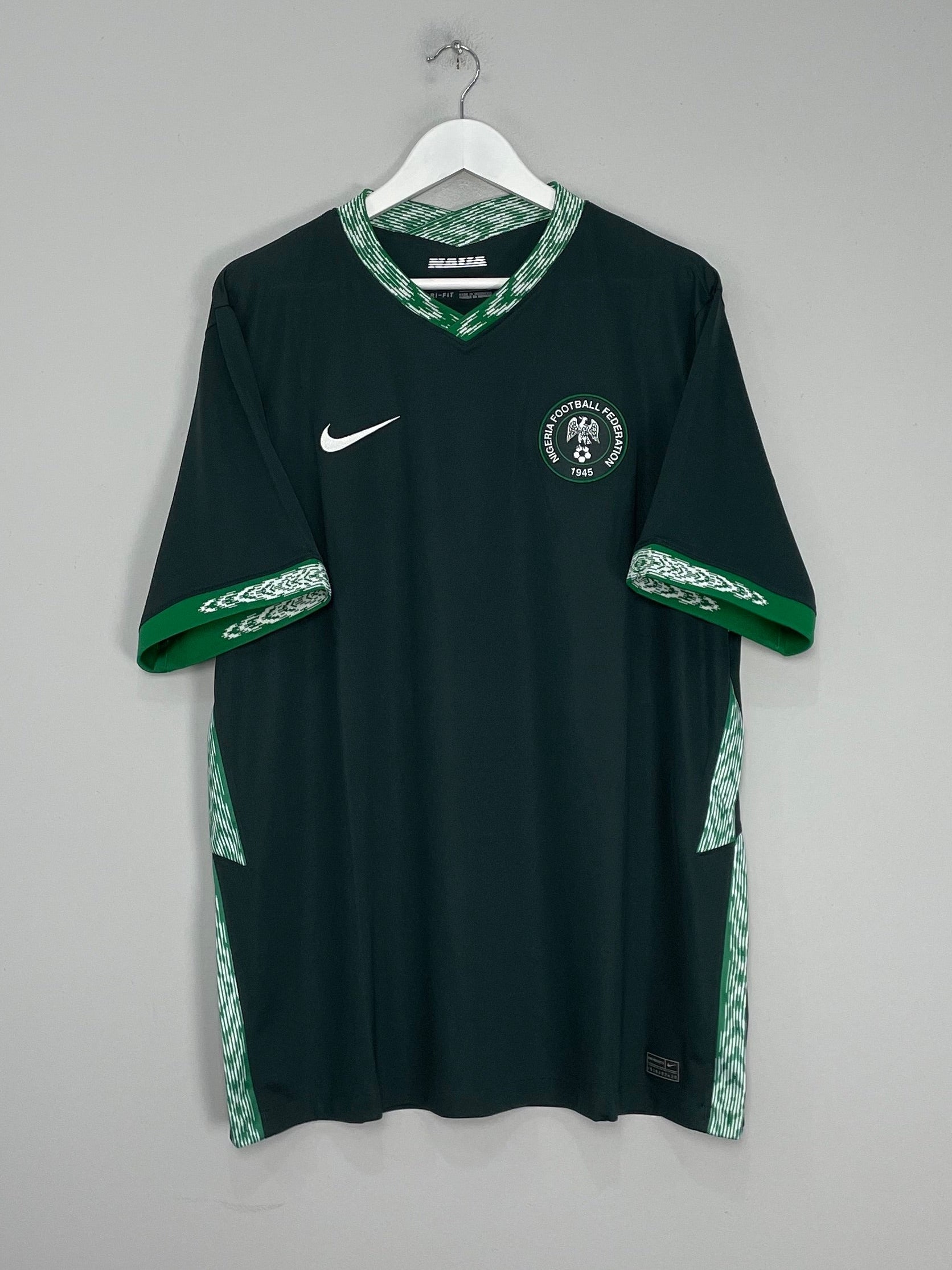 Shop 2020/21 NIGERIA AWAY SHIRT (XXL) NIKE, classic football shirts, vintage football shirts & retro soccer jerseys at Cult Kits