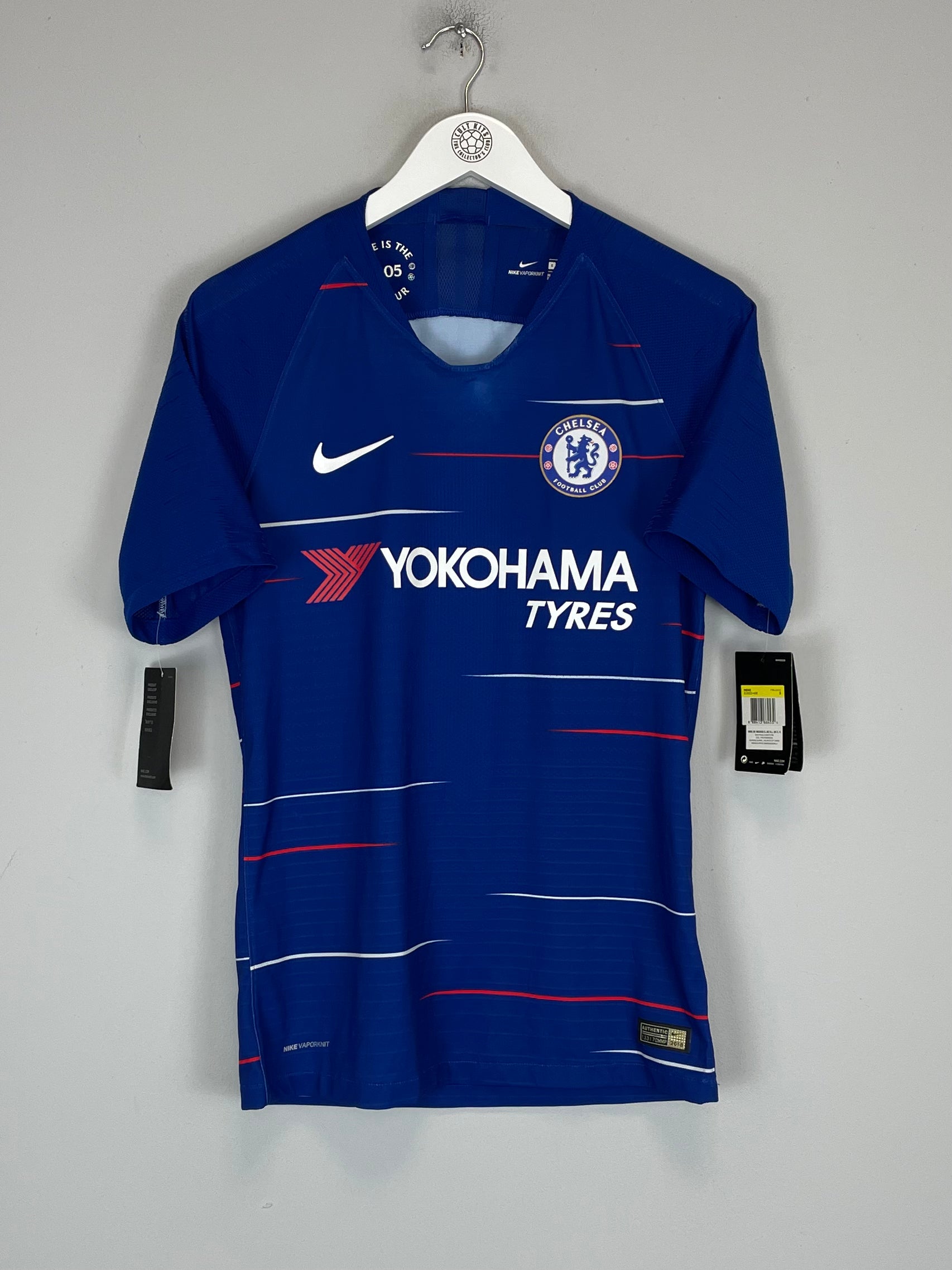 Shop 2018/19 CHELSEA *PLAYER ISSUE* BNWT HOME SHIRT (S) NIKE, classic football shirts, vintage football shirts & retro soccer jerseys at Cult Kits