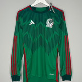 Shop 2022/23 Mexico *BNIB* L/S Home Shirt (M) Adidas, classic football shirts, vintage football shirts & retro soccer jerseys at Cult Kits