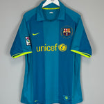 Shop 2007/08 BARCELONA RONALDINHO #10 AWAY SHIRT (XL) NIKE, classic football shirts, vintage football shirts & retro soccer jerseys at Cult Kits
