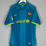 Shop 2007/08 BARCELONA RONALDINHO #10 AWAY SHIRT (XL) NIKE, classic football shirts, vintage football shirts & retro soccer jerseys at Cult Kits