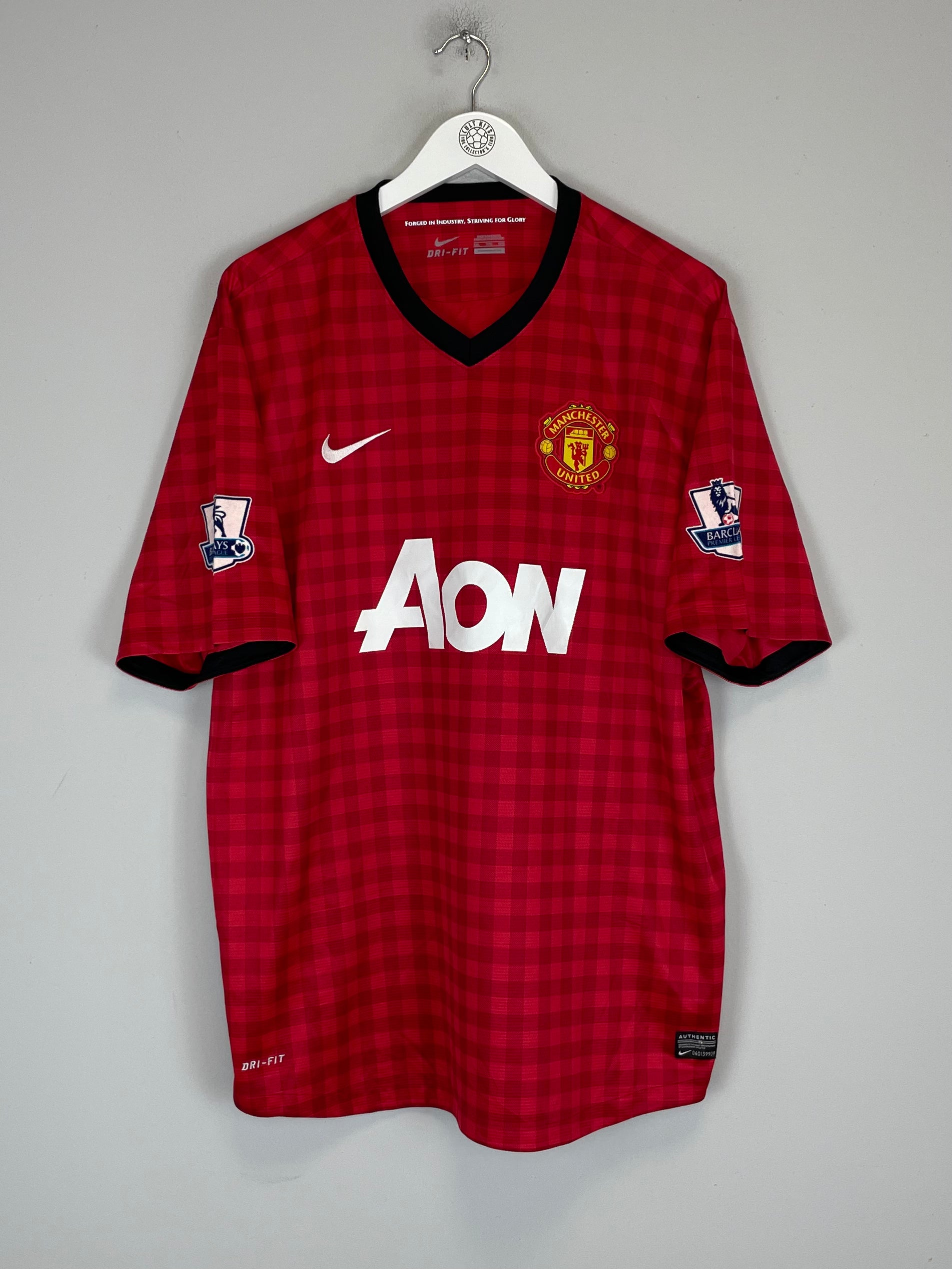 Shop 2012/13 MANCHESTER UNITED KAGAWA #26 HOME SHIRT (XXL) NIKE, classic football shirts, vintage football shirts & retro soccer jerseys at Cult Kits