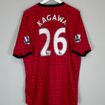 Shop 2012/13 MANCHESTER UNITED KAGAWA #26 HOME SHIRT (XXL) NIKE, classic football shirts, vintage football shirts & retro soccer jerseys at Cult Kits
