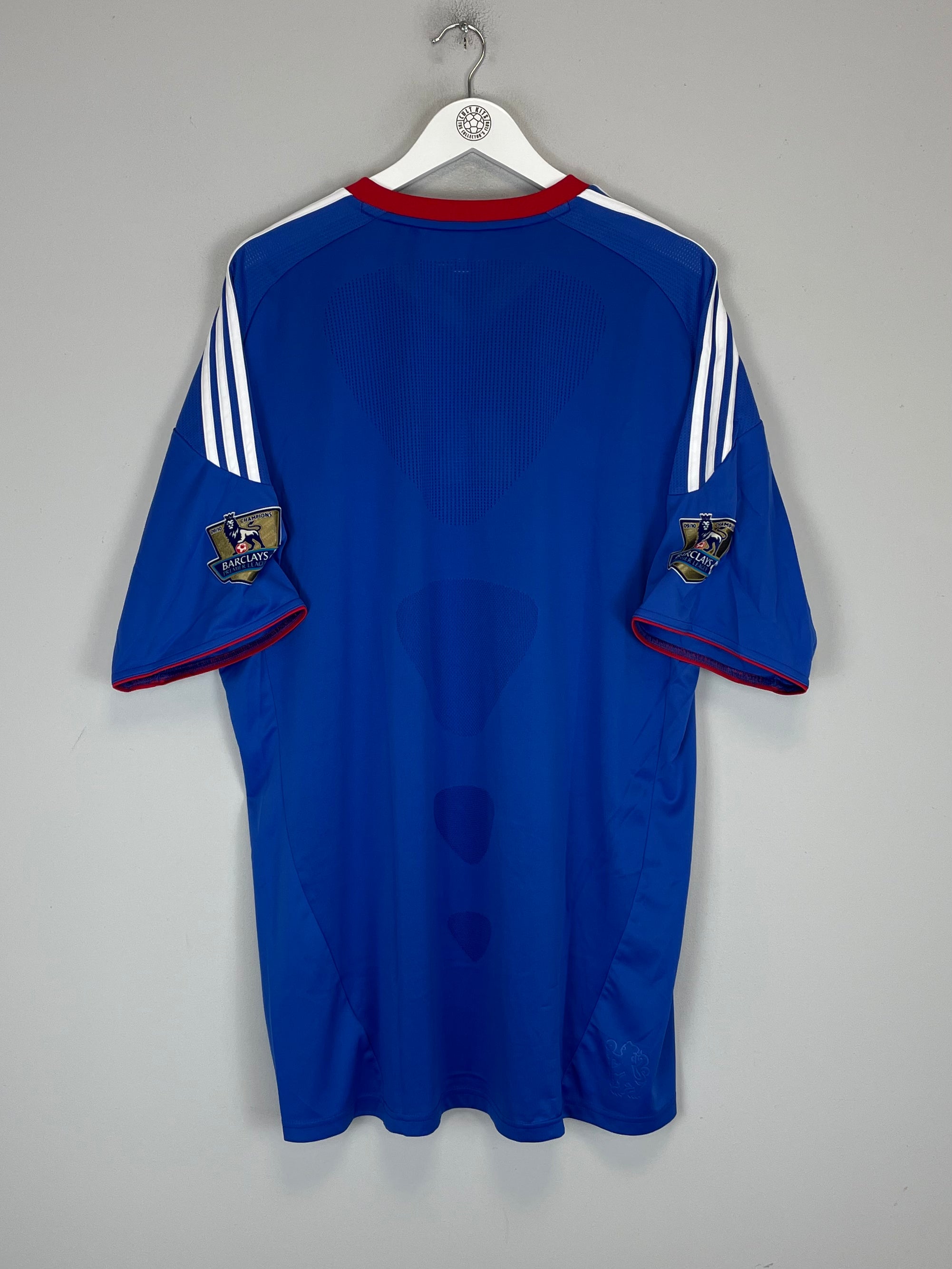 Shop 2010/11 CHELSEA 'DOUBLE WINNERS' HOME SHIRT (XXL) ADIDAS, classic football shirts, vintage football shirts & retro soccer jerseys at Cult Kits