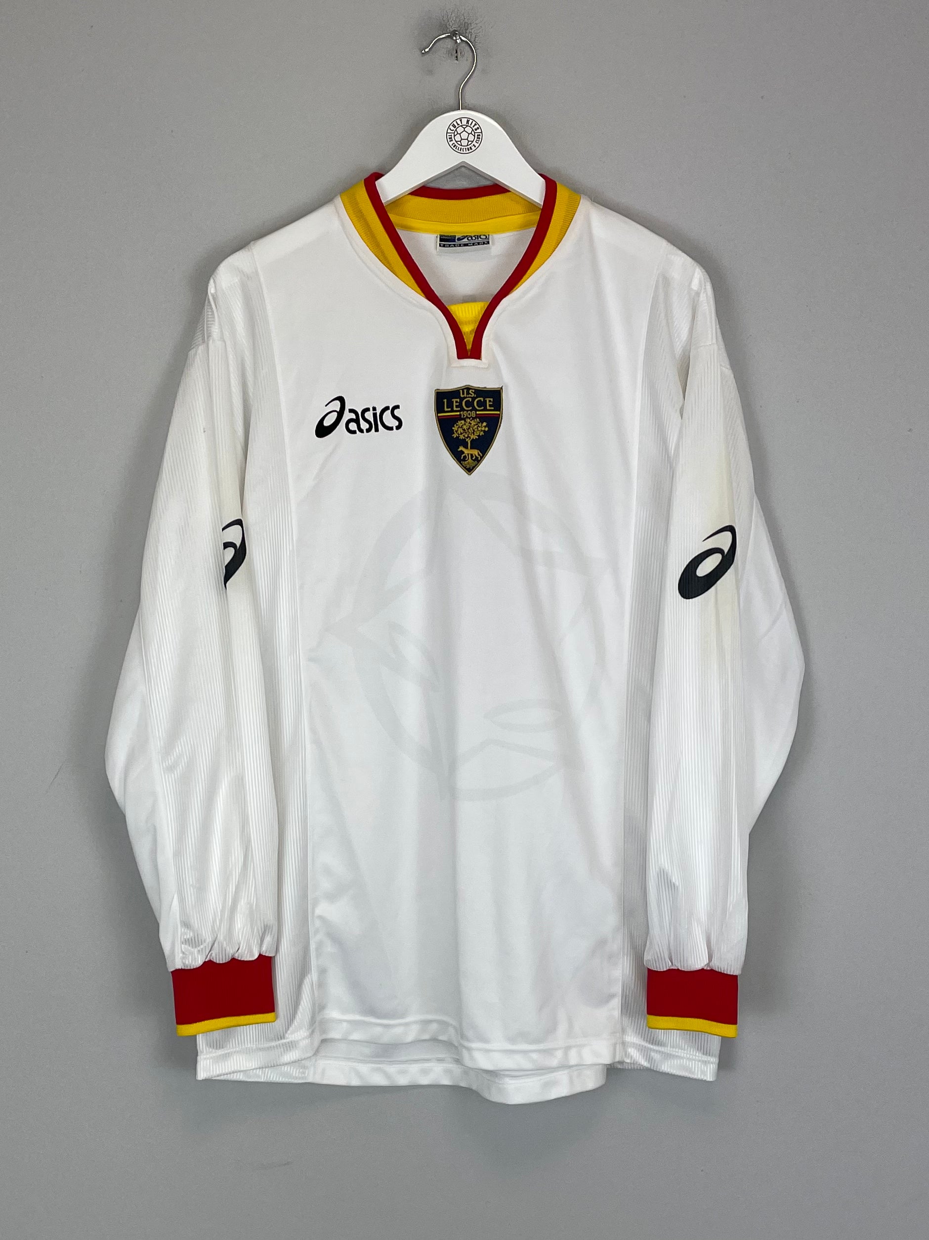 Shop 2002/03 LECCE CHEVANTON #19 AWAY SHIRT (XL) ASICS, classic football shirts, vintage football shirts & retro soccer jerseys at Cult Kits