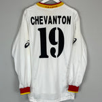 Shop 2002/03 LECCE CHEVANTON #19 AWAY SHIRT (XL) ASICS, classic football shirts, vintage football shirts & retro soccer jerseys at Cult Kits