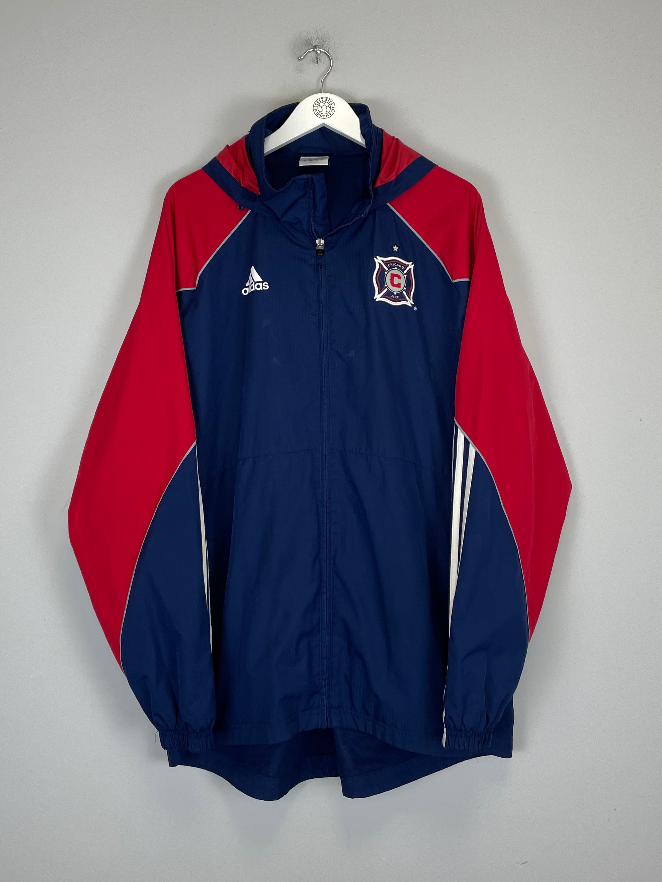Shop 2010 CHICAGO FIRE TRACK JACKET (XL) ADIDAS, classic football shirts, vintage football shirts & retro soccer jerseys at Cult Kits