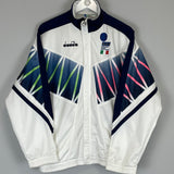 Shop 1994 ITALY TRACK JACKET (L) DIADORA, classic football shirts, vintage football shirts & retro soccer jerseys at Cult Kits