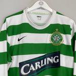 Shop 2007/08 CELTIC NAKAMURA #25 L/S HOME SHIRT (XL) NIKE, classic football shirts, vintage football shirts & retro soccer jerseys at Cult Kits