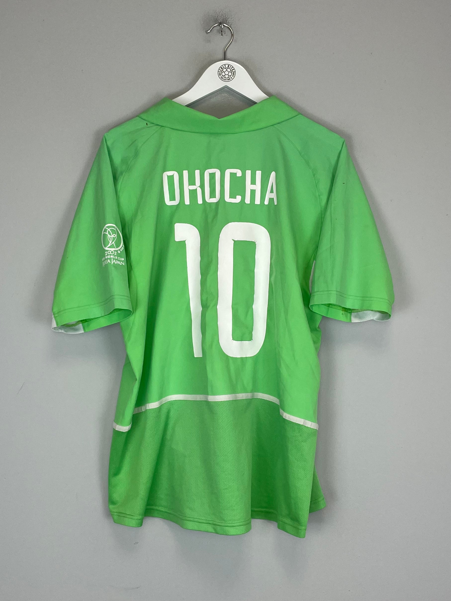2002 NIGERIA OKOCHA #10 HOME SHIRT (L) NIKE – Cult Kits 2002 NIGERIA OKOCHA #10 HOME SHIRT (L) NIKE – Cult Kits