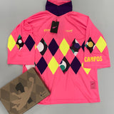 Shop 1990'S JORGE CAMPOS *LTD EDITION + SIGNED* BOXED SHIRT (L) RAUTE SPORT, classic football shirts, vintage football shirts & retro soccer jerseys at Cult Kits
