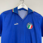 Shop 1986/90 ITALY HOME SHIRT (S) DIADORA, classic football shirts, vintage football shirts & retro soccer jerseys at Cult Kits