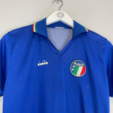 Shop 1986/90 ITALY HOME SHIRT (S) DIADORA, classic football shirts, vintage football shirts & retro soccer jerseys at Cult Kits