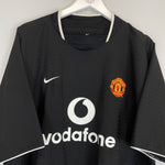 Shop 2003/05 MANCHESTER UNITED KEANE #16 AWAY SHIRT (XXL) NIKE, classic football shirts, vintage football shirts & retro soccer jerseys at Cult Kits