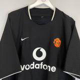 Shop 2003/05 MANCHESTER UNITED KEANE #16 AWAY SHIRT (XXL) NIKE, classic football shirts, vintage football shirts & retro soccer jerseys at Cult Kits