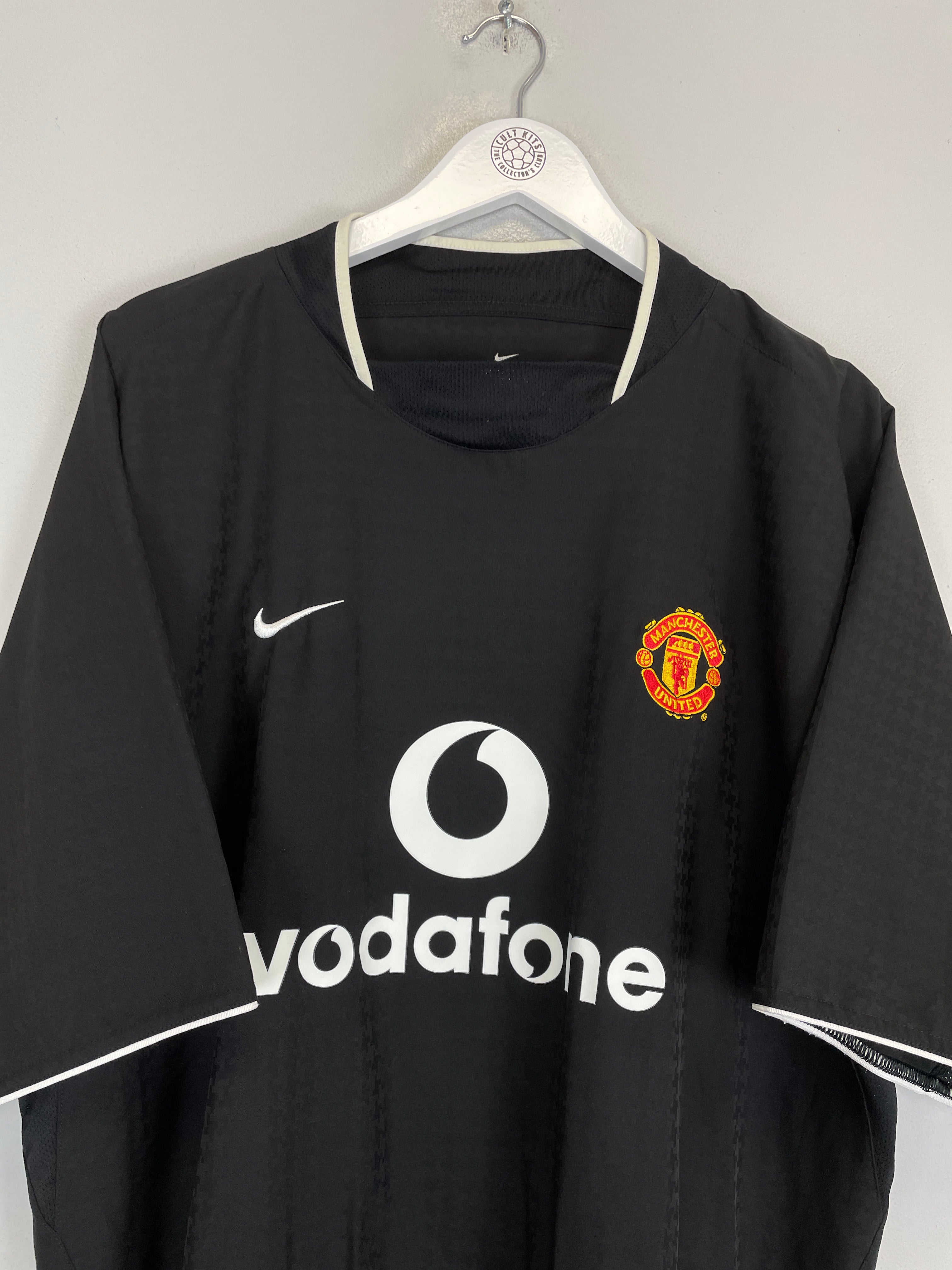 Shop 2003/05 MANCHESTER UNITED KEANE #16 AWAY SHIRT (XXL) NIKE, classic football shirts, vintage football shirts & retro soccer jerseys at Cult Kits