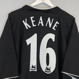 Shop 2003/05 MANCHESTER UNITED KEANE #16 AWAY SHIRT (XXL) NIKE, classic football shirts, vintage football shirts & retro soccer jerseys at Cult Kits